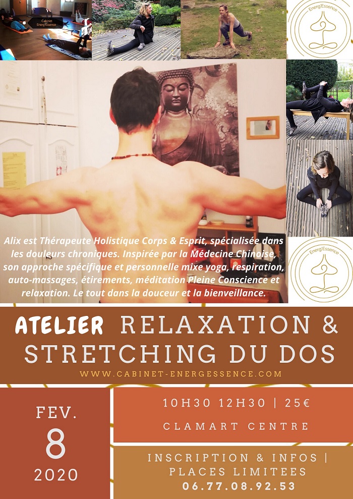Atelier relaxation stretching du dos